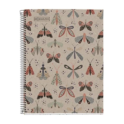 Afbeelding van Maul, Notitieboekje + schrijfblok, ECO Design NB1 ECOBUTTERFLY Recy. A4 HOR 80G farbig (Speditionsversand) (A4, Rijen, Hardcover)