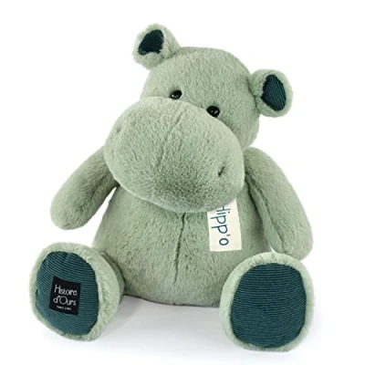 Afbeelding van Geschiedenis van Bear Hippo pluche dier amandelgroen 40 cm nijlpaard HO3210
