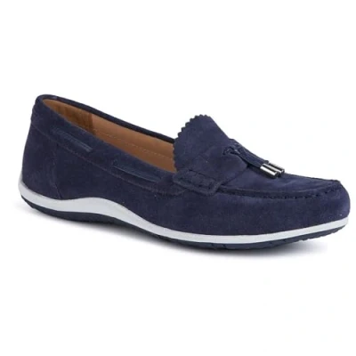 Afbeelding van Geox Bootschoenen, Dames, Maat: 37, Navy Leer
