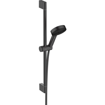 Afbeelding van Hansgrohe Pulsify Select glijstangset 3jet Relaxation EcoSmart 10.5cm met glijstang 65 cm Mat Zwart