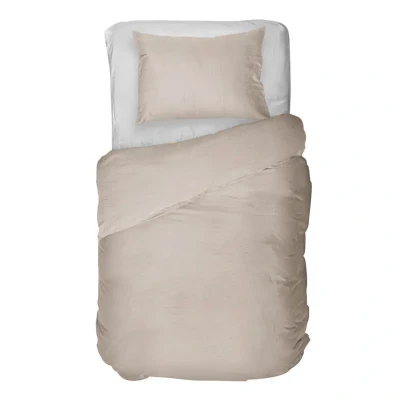 Afbeelding van Kayori dekbedovertrek Ine Linnen Nude 140/200 220 + 1 sloop 140/220 (Kleur: Nude)
