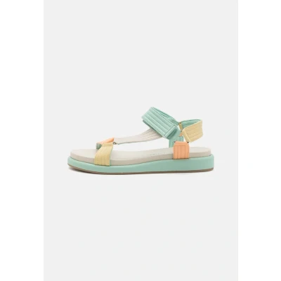 Afbeelding van Marco Tozzi Sandalen, Dames, Maat: 40, Seafoam Hoogwaardig imitatieleer