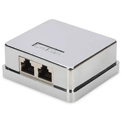 Afbeelding van Digitus DN 93713 Netwerkdoos Opbouw (op muur) CAT 6A 2 poorten