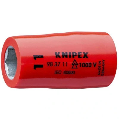 Image de KNIPEX 98 37 11 clé à douille pour vis six pans creux avec carré intérieur 3/8&quot; 43 mm