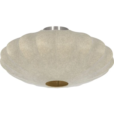 Afbeelding van Light&amp;living Plafonnière Ø50x22 cm FAY bruin