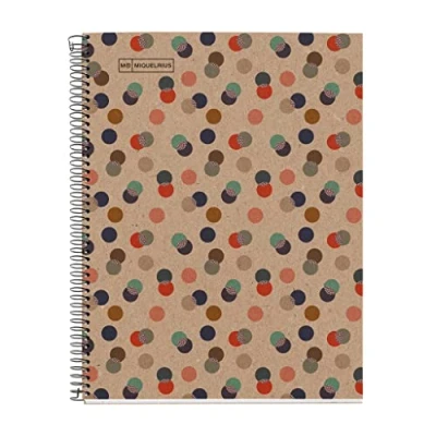 Afbeelding van Miquelrius Notitieboek ECO Confetti A4 Geruit 80 blz