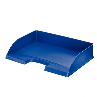 Image de leitz corbeille à courrier plus standard, a4 paysage, bleu noir