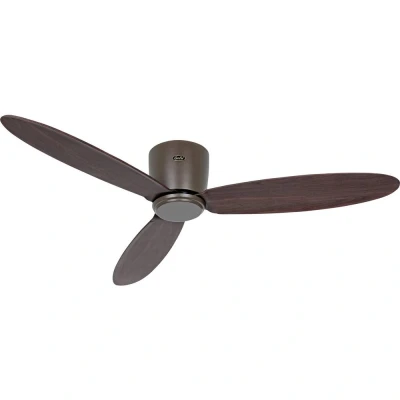 Afbeelding van Slimme plafondventilator Eco Plano II, Ø 132 cm, walnoot, DC