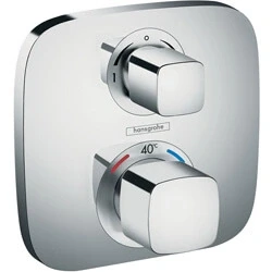 Afbeelding van hansgrohe Ecostat E thermostaat afbouwdeel voor 2 functies chroom