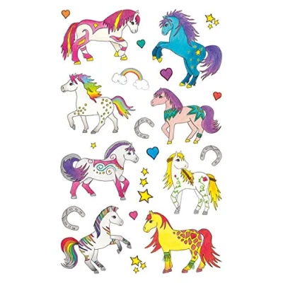Afbeelding van Papieretiket Z design Kids pakje a 1 vel pony