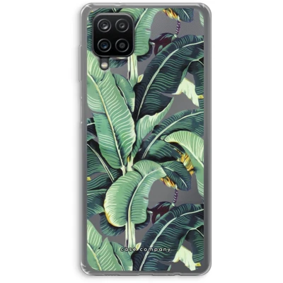 Afbeelding van hoesje geschikt voor Samsung Galaxy A12 Bananenbladeren Soft Cover Telefoonhoesje Bescherming aan alle Kanten en Schermrand