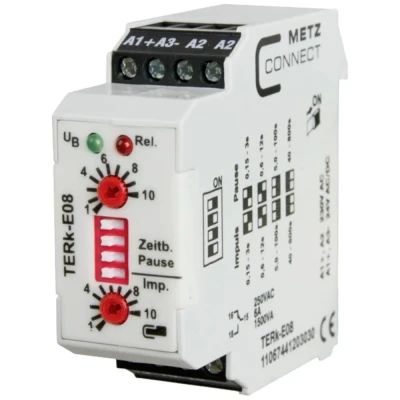 Afbeelding van Metz Connect 11067441203030 TERk E08 Tijdrelais 230 V/AC 1 stuk(s) 1x wisselcontact