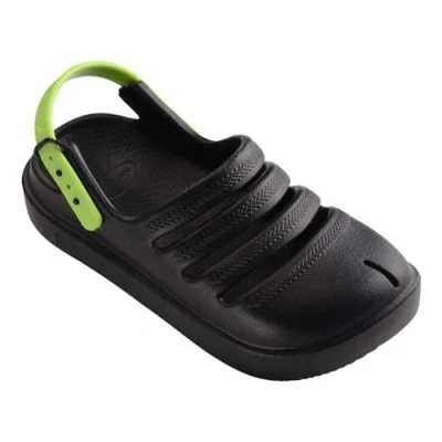 Afbeelding van Havaianas Kids Clog Unisex Kinder Slippers Zwart Maat 23/24