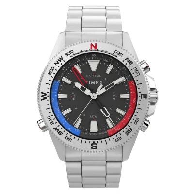 Afbeelding van Timex Expedition North Tidetempcompass Horloge silvercoloured, Heren, Maat: One Size, Silver coloured