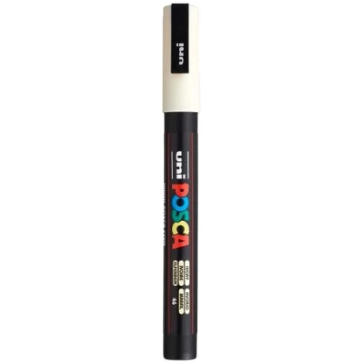 Afbeelding van Verfstift Posca PC3M F ivoor