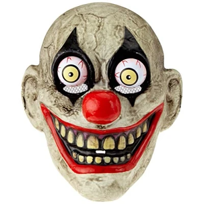 Afbeelding van RUBIES FRANCE Clown masker met uitpuilende ogen voor volwassenen