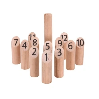Afbeelding van Kubb set Hout 13 delig