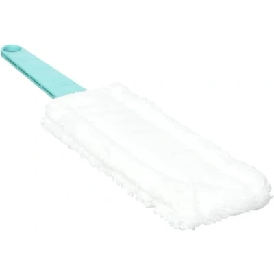 Image de Leifheit Plumeau plat pour radiateurs et stores, tête en microfibre retient la poussière, extra fin les zones difficiles à atteindre, 38 cm de long