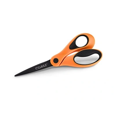 Afbeelding van Dahle Color ID Papierschaar voor rechtshandigen, 21 cm, oranje