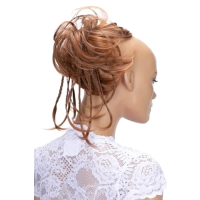 Afbeelding van PrettyShop XXL haarstrik, bruidskapsels, golvend, volume, rommelig, lichtbruin, G15D