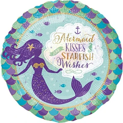Afbeelding van Helium ballon Zeemeermin Mermaid 45cm