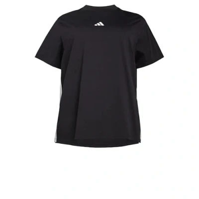 Afbeelding van adidas ESSENTIALS 3 STRIPES T shirt van katoen (plus size) voor dames