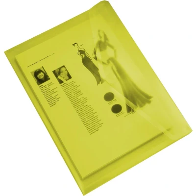 Afbeelding van EXXO HFP #90453 A5 Documentenmap Landschap model Klitsluiting Geel 10 stuks (1 pak @ stuks)
