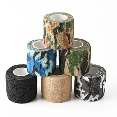 Afbeelding van Rayyl 6 rollen wegwerp tattoo grip beschermfolie, 5 cm x 4,5 m, elastische zelfklevende bandage voor accessoires