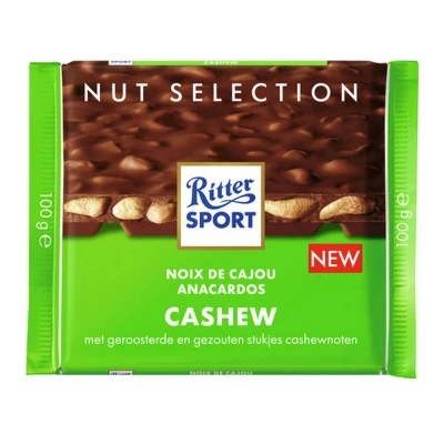 Afbeelding van Ritter Sport Cashew 12 x 100 gram