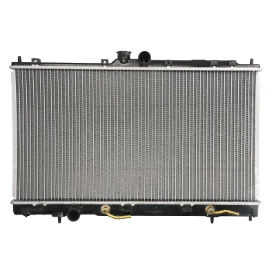 Afbeelding van THERMOTEC D75008TT Radiateur voor voertuigen met airco 688 375 16 Manuale / Automatische versnelling Koelribben gesoldeerd
