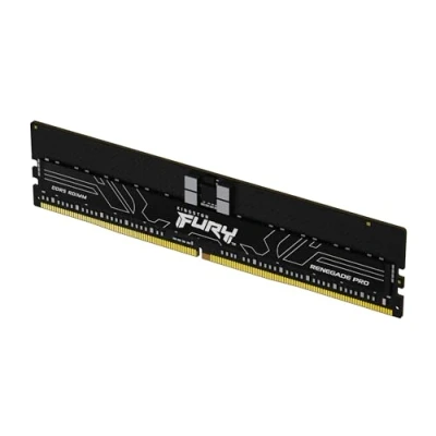 Afbeelding van Kingston FURY Renegade Pro Geheugen DDR5 32 GB: 1 x GB 288 PIN 5600 MHz / PC5 44800 CL28 1.35 V geregistreerd On die ECC zwart