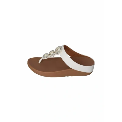 Afbeelding van Fitflop Teensandalen, Dames, Maat: 39, Urban white Leer