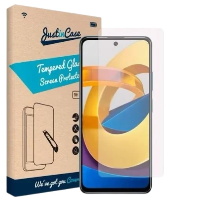 Afbeelding van Just in Case Gehard Glas Clear Screenprotector Xiaomi Poco M4 Pro 5G