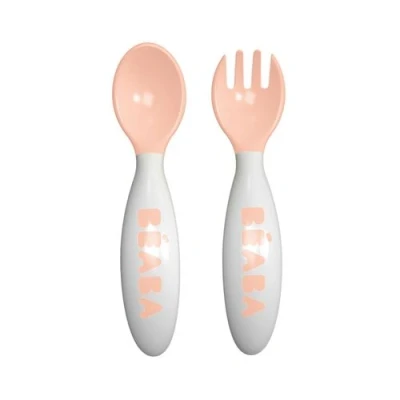 Image de Set de 2 couverts bébé ergo 2ème âge blue nude beaba