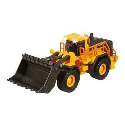 Afbeelding van Majorette Grand Series Volvo Wiellader Constructie Metaal Licht en Geluid 21 cm Speelgoedvoertuig