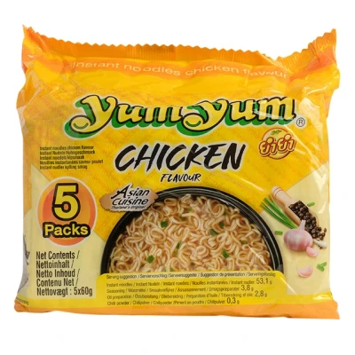 Afbeelding van Noodles Yum kip bami 5 pack 5x60gr