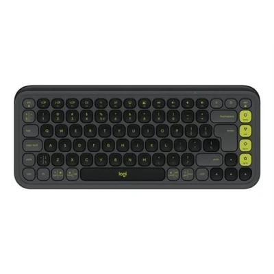 Image de Logitech POP Icon Keys Clavier sans fil Bluetooth LE QWERTY International US graphite, vert