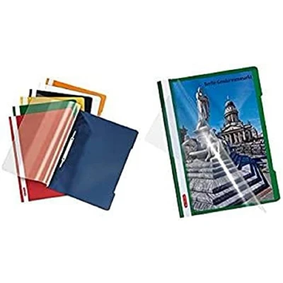 Afbeelding van Herlitz Schnellhefter A4 PP Quality geel 1er