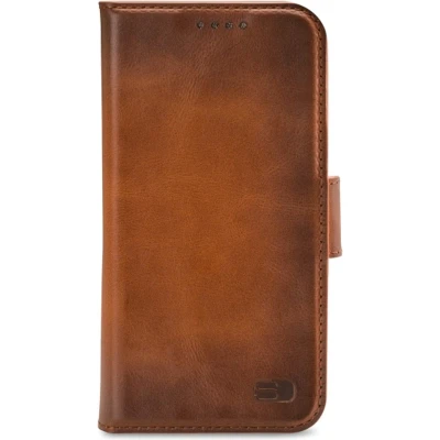 Afbeelding van Senza Desire Leather Wallet Apple iPhone 14 Plus Burned Cognac