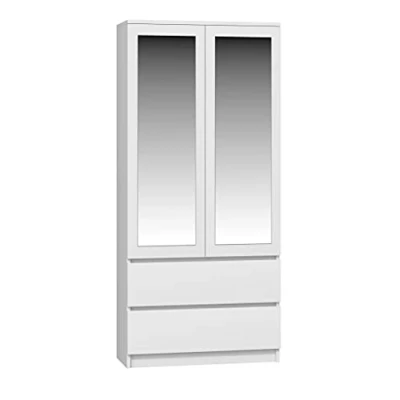Afbeelding van Garderobekast Malwa SS 90L WIT