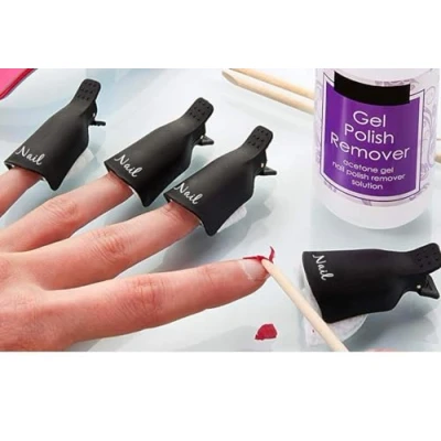 Afbeelding van Nagellakremover clips Nagellak verwijderen Gellak remover klem 10stuks Herbruikbaar