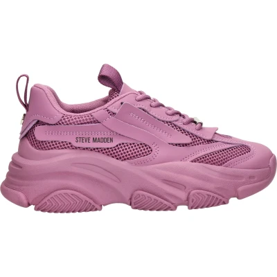 Afbeelding van Steve Madden Possession Sneakers laag, Dames, Maat: 37, Dark lavender paris Textiel/ synthetisch