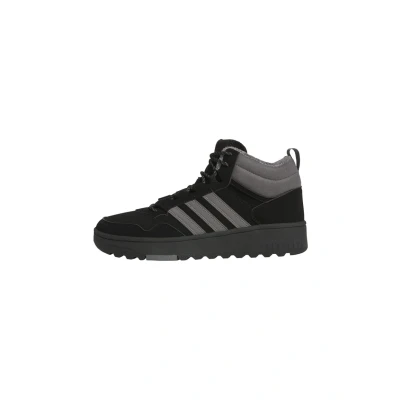Afbeelding van adidas HOOPS 4.0 MID SHOES Uniseks schoenen, Core Black / Grey Four Black, 44 2/3 EU