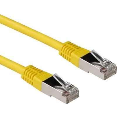 Afbeelding van ACT IB9110 LSZH SFTP CAT6A Patchkabel Geel 10 meter