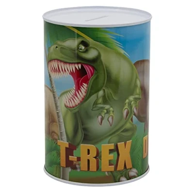 Afbeelding van Dinosaurus Metalen Spaarpot T Rex 10 x 15 CM