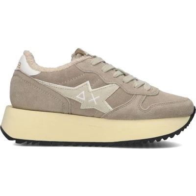 Afbeelding van Sun68 Sneakers laag, Dames, Maat: 41, Beige Schoenen