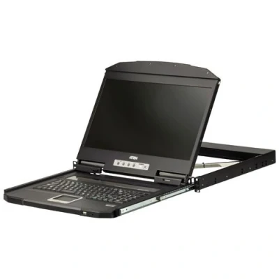 Image de ATEN CL3100NX KVM Console ACL HD WideScreen à double rail et profondeur ultra courte avec 1 (USB / VGA), dispositio