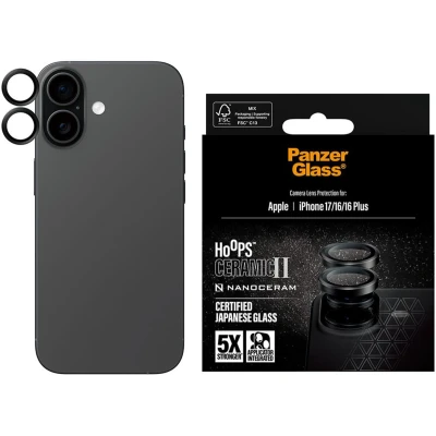 Afbeelding van PanzerGlass Hoops Ceramic Camera Lens Protector voor de Apple iPhone 17