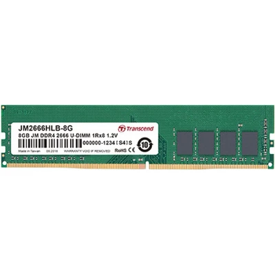 Afbeelding van Transcend JetRam 4GB JM DDR4 2666Mhz U DIMM 1Rx16 512Mx16 CL19 1.2V (1 x 16GB, 2666 MHz, RAM, LR DIMM), RAM