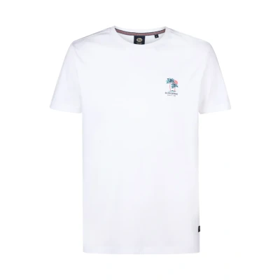 Afbeelding van Petrol Industries Tshirt basic, Heren, Maat: 3XL, Bright white